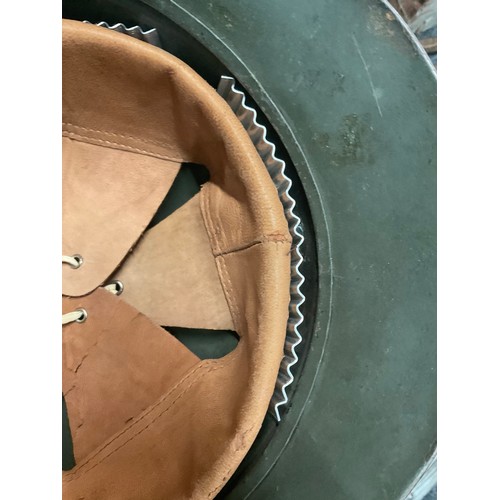 5237 - A WW2/Inter War Italian Fascist Corps of Public Security (Italian Royal Police) M15 adrian helmet, w... 