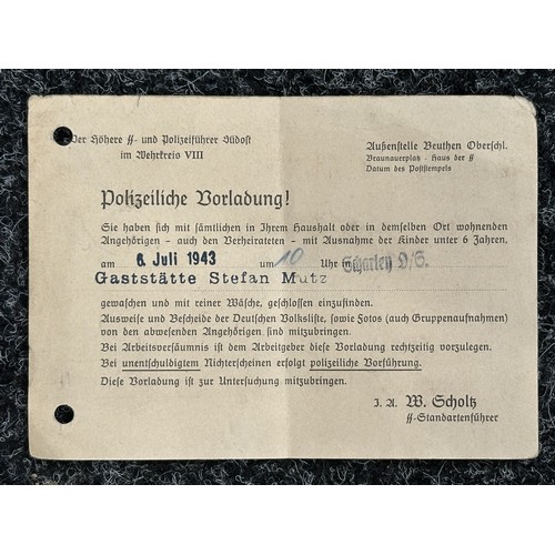 5239 - WW2 Third Reich Waffen SS Feldpost collection including letter from a member of the 10th SS Panzer D... 