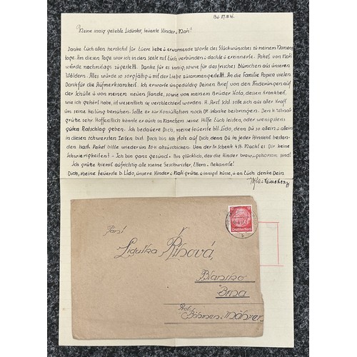 5239 - WW2 Third Reich Waffen SS Feldpost collection including letter from a member of the 10th SS Panzer D... 