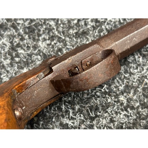 5359 - Percussion Cap Pocket Pistol with 53mm long barrel, Belgian Proof marked, bore approx. 11mm. No make... 