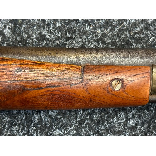 5360 - Percussion Cap Pistol with 20mm long barrel, bore approx. 18mm. Lock holds at both full and half coc... 