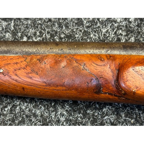 5360 - Percussion Cap Pistol with 20mm long barrel, bore approx. 18mm. Lock holds at both full and half coc... 