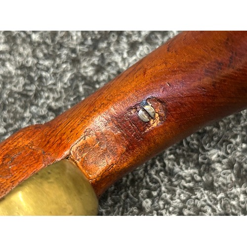 5360 - Percussion Cap Pistol with 20mm long barrel, bore approx. 18mm. Lock holds at both full and half coc... 