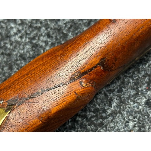 5360 - Percussion Cap Pistol with 20mm long barrel, bore approx. 18mm. Lock holds at both full and half coc... 