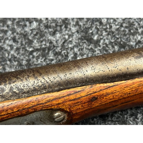 5360 - Percussion Cap Pistol with 20mm long barrel, bore approx. 18mm. Lock holds at both full and half coc... 