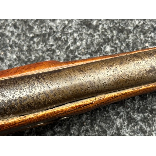 5360 - Percussion Cap Pistol with 20mm long barrel, bore approx. 18mm. Lock holds at both full and half coc... 