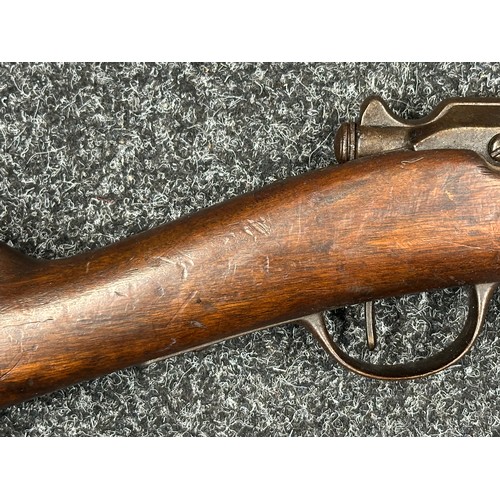 5361 - French M1874 Gras Single Shot Bolt Action Rifle in 11mm x 59mmR Cal. Serial number 71112. 825mm long... 
