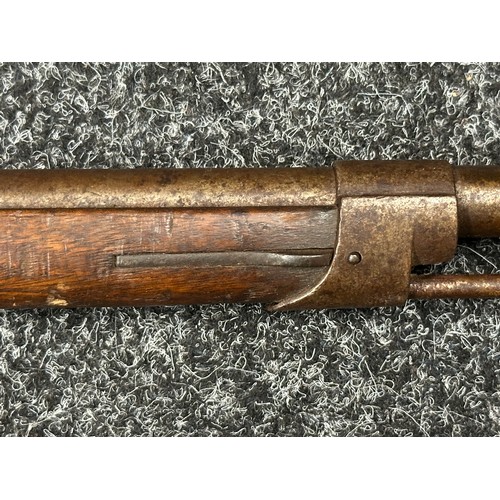 5361 - French M1874 Gras Single Shot Bolt Action Rifle in 11mm x 59mmR Cal. Serial number 71112. 825mm long... 