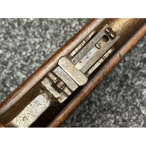 5361 - French M1874 Gras Single Shot Bolt Action Rifle in 11mm x 59mmR Cal. Serial number 71112. 825mm long... 