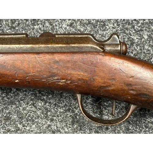 5361 - French M1874 Gras Single Shot Bolt Action Rifle in 11mm x 59mmR Cal. Serial number 71112. 825mm long... 