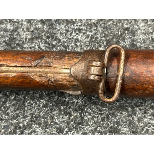 5361 - French M1874 Gras Single Shot Bolt Action Rifle in 11mm x 59mmR Cal. Serial number 71112. 825mm long... 
