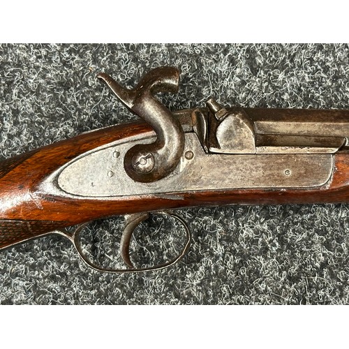 5362 - Continental Percussion Cap Shotgun with  Octagonal Smoothbore Barrel 650mm in length, bore approx. 1... 