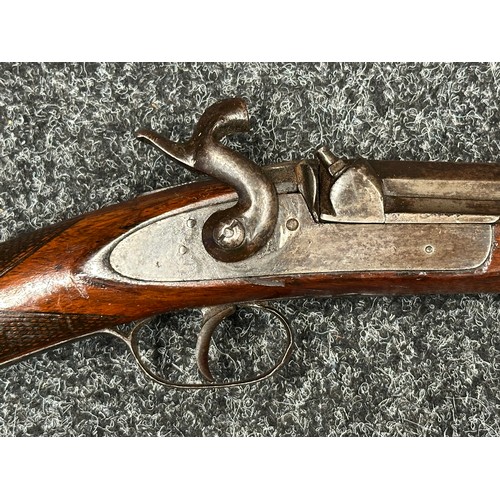 5362 - Continental Percussion Cap Shotgun with  Octagonal Smoothbore Barrel 650mm in length, bore approx. 1... 