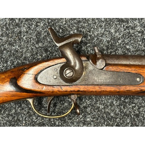 5363 - Percussion Cap 2 Band Enfield Musket with 880mm long barrel, bore approx. 15mm. Lock marked 