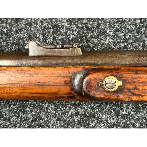 5363 - Percussion Cap 2 Band Enfield Musket with 880mm long barrel, bore approx. 15mm. Lock marked 