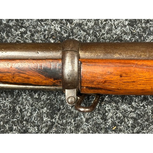 5363 - Percussion Cap 2 Band Enfield Musket with 880mm long barrel, bore approx. 15mm. Lock marked 