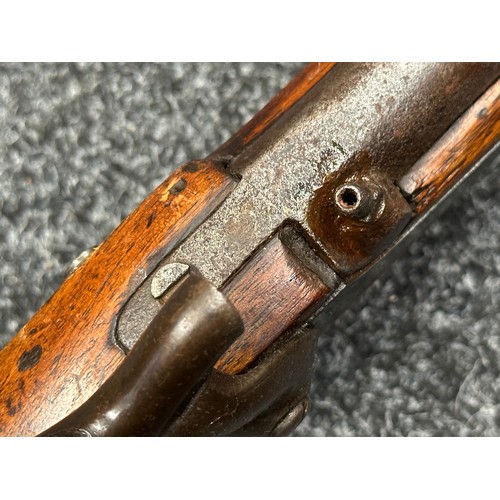 5363 - Percussion Cap 2 Band Enfield Musket with 880mm long barrel, bore approx. 15mm. Lock marked 