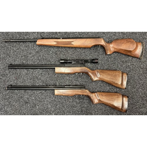 5364 - Three Air Rifles: Two Model AS392 .22 Cal by Benjamin, unknown if in working order: Along with anoth... 