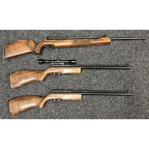 5364 - Three Air Rifles: Two Model AS392 .22 Cal by Benjamin, unknown if in working order: Along with anoth... 