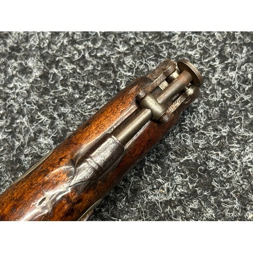 5367 - Percussion Cap Pistol with smoothbore octagonal barrel 140mm in length marked 