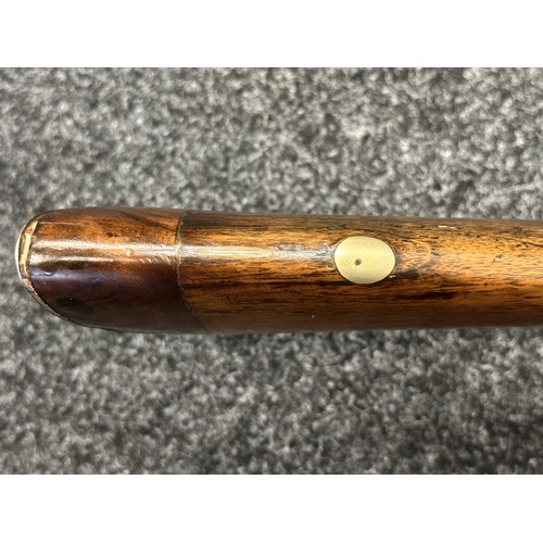 5368 - English 14 Bore Percussion Cap Double Barrel Shotgun with 745mm long barrels. Birmingham Proof marke... 