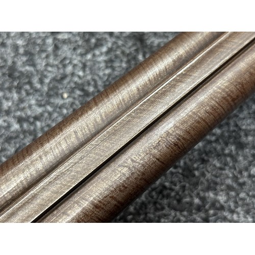 5368 - English 14 Bore Percussion Cap Double Barrel Shotgun with 745mm long barrels. Birmingham Proof marke... 