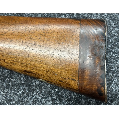 5368 - English 14 Bore Percussion Cap Double Barrel Shotgun with 745mm long barrels. Birmingham Proof marke... 