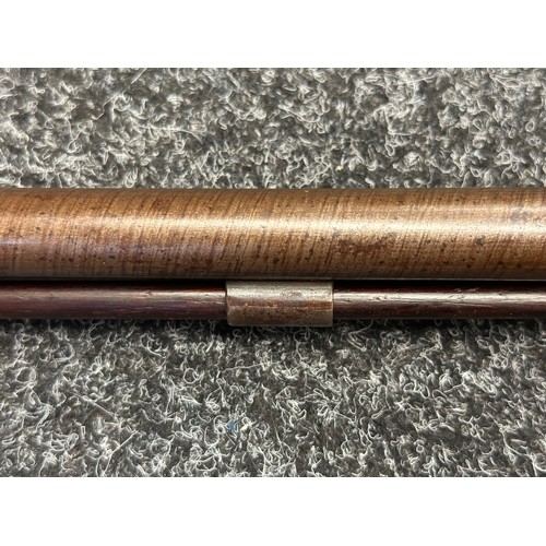 5368 - English 14 Bore Percussion Cap Double Barrel Shotgun with 745mm long barrels. Birmingham Proof marke... 
