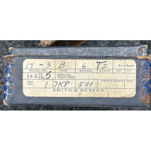 5369 - A collection of empty cardboard and plastic ammunition and primer boxes including a box for a Smith ... 