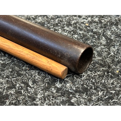 5371 - Percussion Cap Musket. No hammer. Bore approx. 17mm. Barrel length 770mm. Overall length 116cm. Make... 