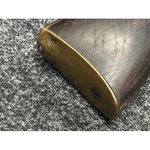 5371 - Percussion Cap Musket. No hammer. Bore approx. 17mm. Barrel length 770mm. Overall length 116cm. Make... 