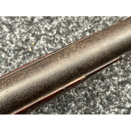 5371 - Percussion Cap Musket. No hammer. Bore approx. 17mm. Barrel length 770mm. Overall length 116cm. Make... 