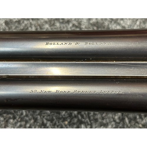 5372 - Holland & Holland 12 Bore Double Barrel Shotgun serial number 26409. 715mm long barrels (28 inch x 2... 