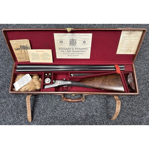 5372 - Holland & Holland 12 Bore Double Barrel Shotgun serial number 26409. 715mm long barrels (28 inch x 2... 
