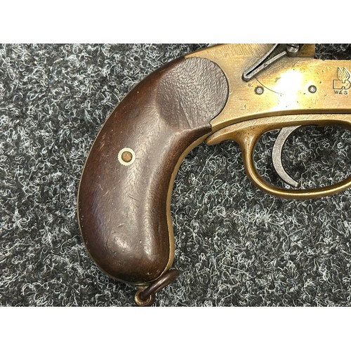 5374 - Deactivated WW1 British Webley & Scott Flare Pistol serial number 94953. Complete with Current 2025 ... 
