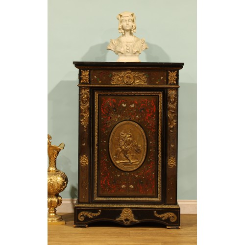 A 19th century French gilt metal mounted ebonised and premier and ...