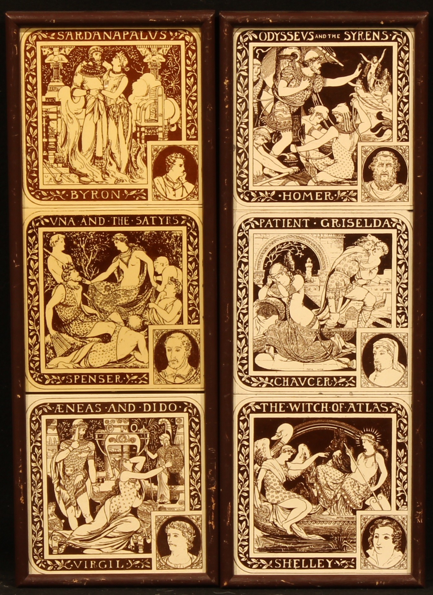 A set of six 8