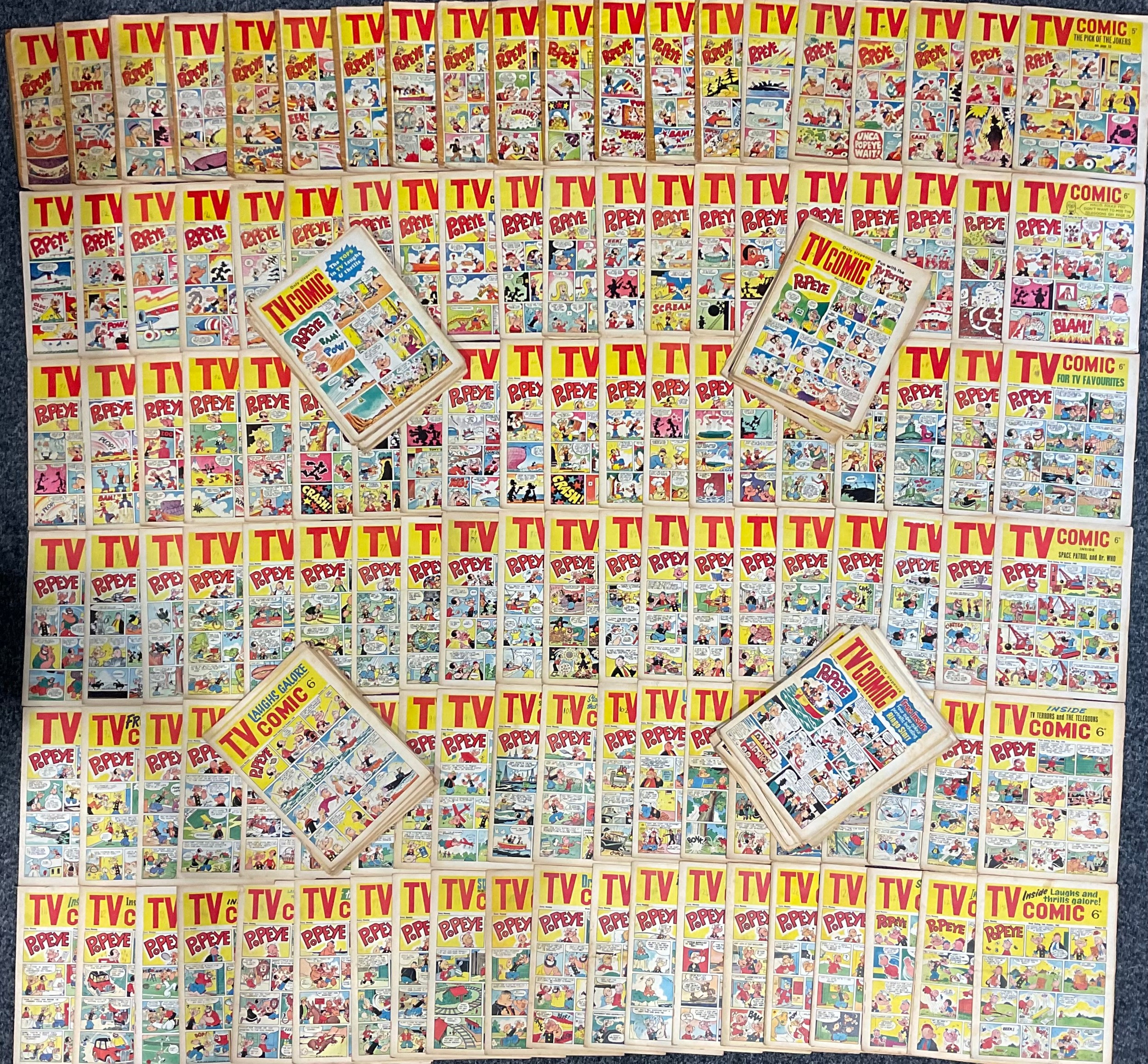 Comics a large quantity of TV Comic issues #599 #600 #603 #614 Comics a large quantity of TV Comic issues #599 #600 #603 #614