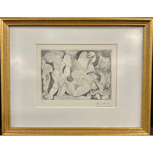 Pablo Picasso (1881-1973), La Série 156 : 027, etching, with the