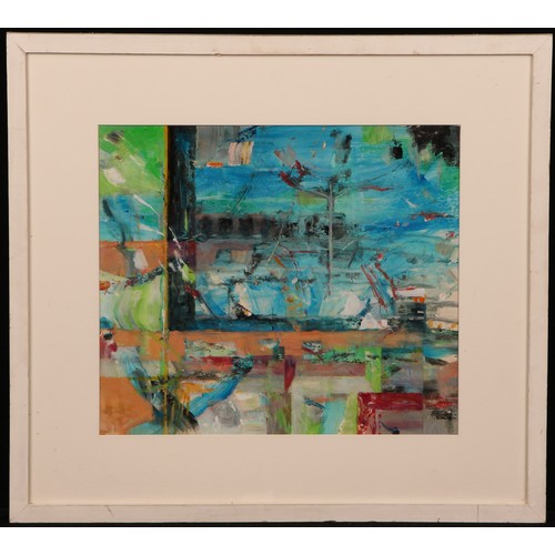 June Lisle (b. 1927-) Livia's Garden, Rome unsigned, label to verso ...