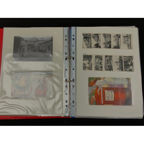 227 - Local Interest - two comprehensive postcard albums containing Buxton related postcards including rea... 