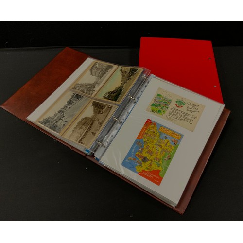 227 - Local Interest - two comprehensive postcard albums containing Buxton related postcards including rea... 