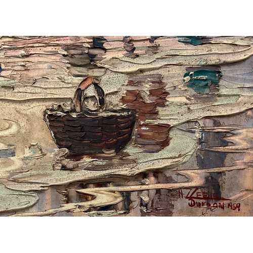 530 - Adelio Zagni Zeelie (South African 1911 - 1991) 
A Coastal Harvest, South Africa, 
signed, dated 195... 