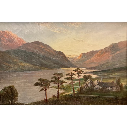 547 - Stanley Penn (English, early 20th century) 
Tal-Y-Llyn Lake, North Wales 
signed, oil on canvas, 50.... 