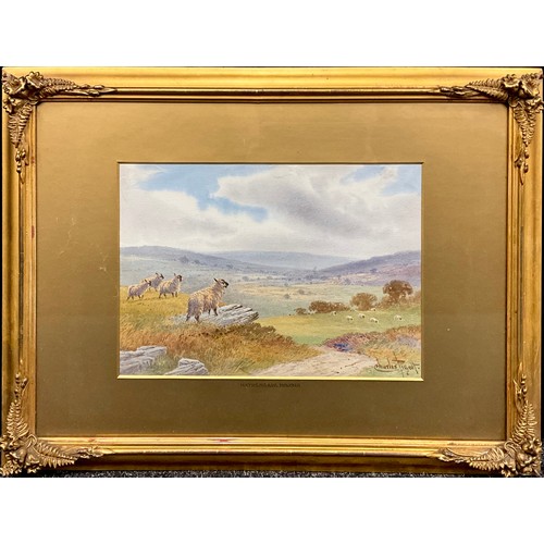 514 - Charles Pigott (1863-1940) 
Heathersage Roughs, Derbyshire, 
signed, watercolour, 25cm x 35cm.