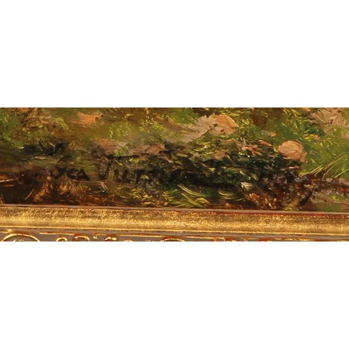 140 - George Turner (1841–1910) 
Landscape with Windmill and Sheep 
signed, dated 1889, oil on canvas, 24.... 