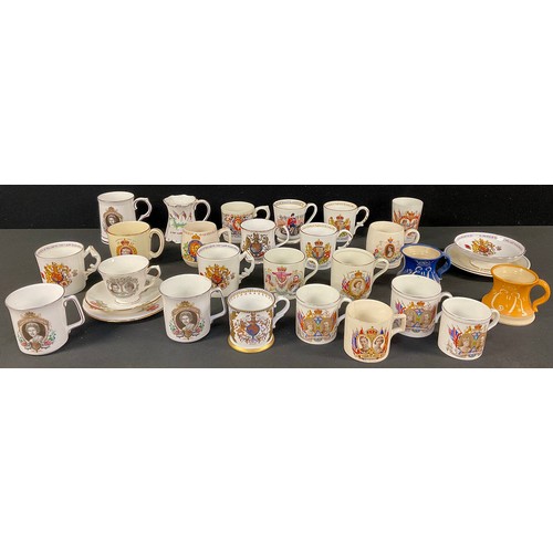 159 - An Edwards VIII Dame Laura knight coronation cup 1937, others, stoneware, Aynsley, Midwinter, Buckin... 
