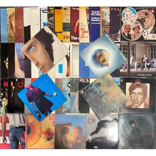 251 - Vinyl Records - LPs, approx 65 inc Rick Wakeman, Mike Oldfield, Talking Heads, Joan Armatrading, Moo... 