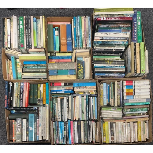 256 - Books - a large collection of natural history reference books, including ornithology, botany, mycolo... 