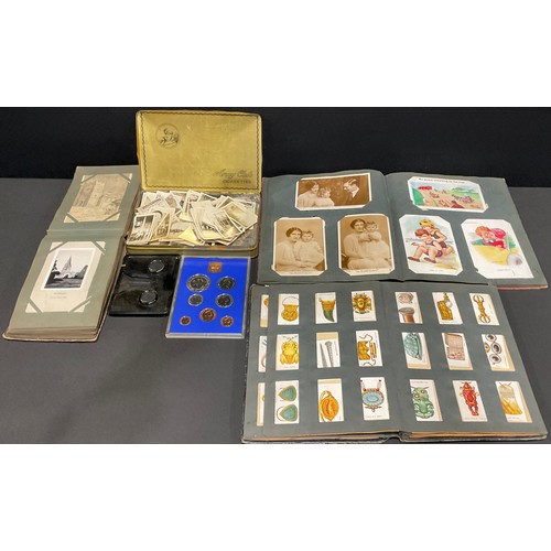 Postcards & ephemera - two albums of early 20th century and later cards ...